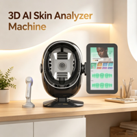 Analizador de Piel Inteligente con Tres Cámaras, Máquina de Diagnóstico Facial 3D Profesional, Máquina de Análisis de Piel 3D Inteligente con IA