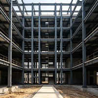 Approvisionnement unique pour bâtiments hospitaliers multi-étages en structure acier à longue durée de vie et résistants à la corrosion