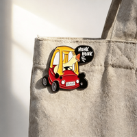 Badge en métal personnalisé Kawaii pour enfants, sportif, en fer, en polybag, cadeau d'affaires européen, personnalisation, badge en plastique peint, antique et moderne