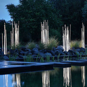 屋外用耐候性リードガーデンライト防水ヴィラ芝生芝生用景観および公園用屋外照明 - Product Image 3