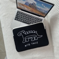 Mignon dessin animé ours ordinateur portable tablette étui intérieur sac 11 13 15 16 pouces couverture pour Mac Air Ipad Pro pochette pour ordinateur portable