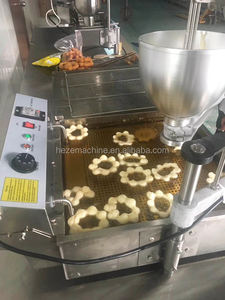 Machine à beignets automatique Machine à faire des beignets des beignets des noix frites Machine à beignets au chocolat Duona formant cuisinière Friteuse - Product Image 2