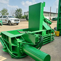 Compacteur de balles hydraulique en alliage métallique avec moteur - Presse horizontale pour le recyclage des déchets de fer, d'acier et d'aluminium