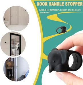 Premium Silikon Elefant Türgriff schutz-Weiche Antik ollisions abdeckung Langlebig Wasch bar - Product Image 1