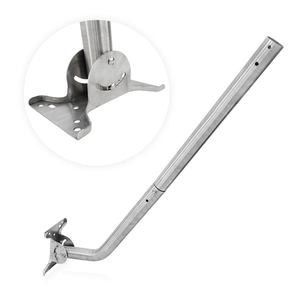 Jh-mech J hình dạng ăng-ten vệ tinh món ăn Wall Mount Bracket cực TV kỹ thuật số mặt đất ăng-ten trên không cực J cực ăng-ten - Product Image 1