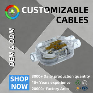 Connecteur de câble étanche à <span class=keywords><strong>connexion</strong></span> <span class=keywords><strong>rapide</strong></span> IP68 Série B 3 à 3, rempli de gel, 32A 250V - Product Image 1