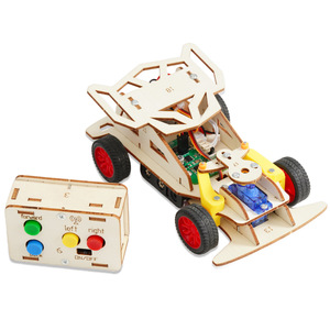 Jouets éducatifs STEM en bois, métal et plastique pour enfants de 7 à 12 ans : Géométrie, Bateau pirate, Boîte à code, Échelle de ventilateur - Product Image 2