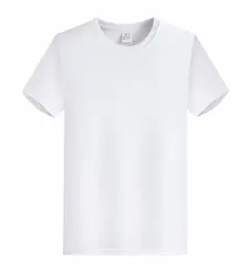 卸売60コットン40ポリエステルブランクTシャツ卸売TシャツプレーンTシャツメンズカスタム印刷