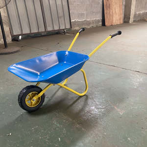 फ़ैक्टरी थोक लिटिल व्हील बैरो गार्डन टूल्स चिल्ड्रन किड्स मेटल व्हीलब्रो सैंड टॉय हैंड ट्रॉली वैगन कार्ट - Product Image 4