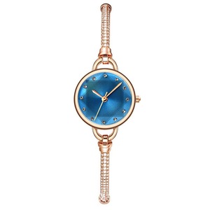 Small Women's Elegant Rose Gold Stainless Steel Bracelet Wristwatch High Quality Fashion Movement Alloy <b>Case</b> Quartz <b>Watch</b> - Product Image 5