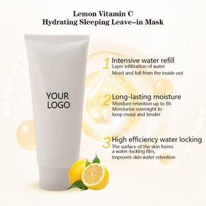 Masque de <span class=keywords><strong>nuit</strong></span> en gelée de citron pour <span class=keywords><strong>spa</strong></span> en marque propre, naturel, végétalien, lissant, hydratant, éclaircissant, crème de beauté pour le visage, masque de <span class=keywords><strong>nuit</strong></span> - Product Image 2