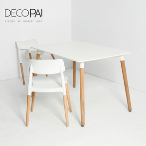 Piccola famiglia-di dimensioni tavolo da pranzo bianco sala da pranzo moderna semplice tavolo da pranzo di moda un - Product Image 2