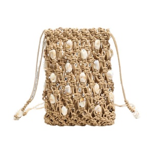 Ins Hot Sale Fashion All-match Popular Woven Single Shoulder Crossbody Phone <strong>Bag</strong> Summer Nylon Rope <strong>Solid</strong> Color Polyester New <strong>Bag</strong> - Product Image 5