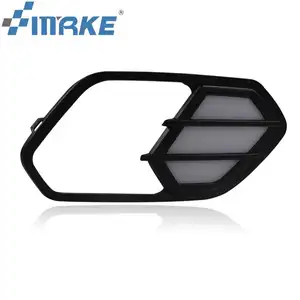 Car Accessories Daytime Running Light For Ford Escape Kuga 2017 2018 2019 Led Drl Fog Lamp 12V Daylight Waterproof