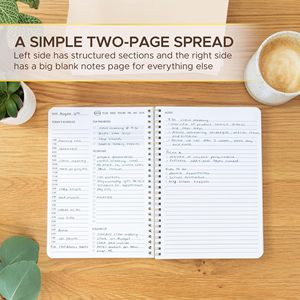 Custom Bulk A5 Hardcover Spiral Daily Notebook Thick Durable Good-quality Paper 100 Sheets Multiple Colored Personalized Planner - Product Image 4