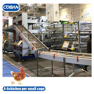 Jaula de Cría y Alimentación Tipo H para Gallinas Ponedoras, Jaula Automática para Pollos de Engorde con Sistema Automático de Alimentación y Bebederos para Avicultura - Product Image 1