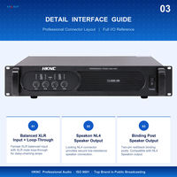 Amplificateurs audio HK-A2306, système sonore 4*300W pour performances live, disponible pour la vente en gros aux distributeurs