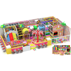 Aire de jeux intérieure commerciale avec des jeux d'escalade souples et une piscine à balles en plastique pour les centres pour enfants - Product Image 4