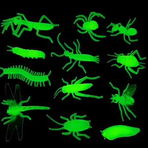 Моделирование мира насекомых, набор насекомых, Богомол, муравей, таракан, паук, Сверчок, многоножка, муха, детская светящаяся игрушка