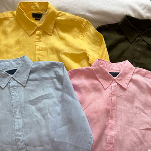 <span class=keywords><strong>Camicia</strong></span> Formale in Lino Autunnale Best-Seller <span class=keywords><strong>con</strong></span> Logo Animale Cavallo Ricamato Personalizzato Traspirante Stile Old Money Estivo - Product Image 1