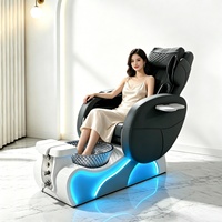 Fauteuil de pédicure pour salon de manucure et spa - Massage électrique, lavage et trempage des pieds, canapé de manucure