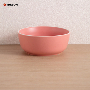ชุดอาหารค่ำเซรามิกสโตนแวร์ TRESUN 18 ชิ้น สีชมพู สไตล์นอร์ดิกตะวันตก หรูหรา ผลิตจากโรงงาน OEM ราคาถูก - Product Image 5