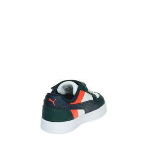 Puma Kids Sneakers White Green 21 <b>Velcro</b> Closure Casual <b>Shoes</b> - Product Image 3