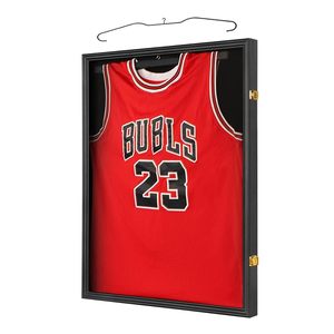 Cadre de présentation mural grand format verrouillable pour maillot de sport – Vitrine pour maillot - Product Image 1