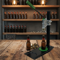 Machine de capsulage manuelle à anneau de serrage pliable pour bouteilles en verre, idéale pour la bière et les boissons gazeuses – Équipement de brassage