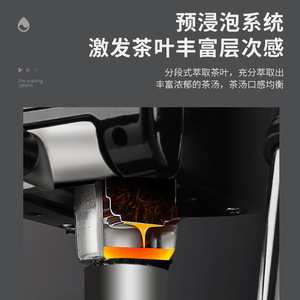 Aizensen <b>Fully</b> <b>Automatic</b> Intelligent Tea <b>Coffee</b> <b>Machine</b> Commercial High-Pressure Constant Temperature Quantitative for Milk Full - Product Image 2