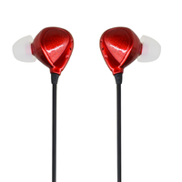 Earphone Gaming Berkabel In-Ear 3.5mm Jack Stereo Bass dengan ENC IPX4 Tahan Air APT-X Kabel 2m & Mikrofon untuk Bermain Game