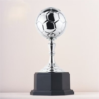 Coupe de football en métal de qualité, trophée de la Ligue des Champions, trophée de football, ballon d'or, fabriqué en Chine