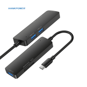 <span class=keywords><strong>USB</strong></span> C集线器3.0 3.1类型C 5端口多分离器适配器OTG适用于笔记本电脑笔记本手机配件 - Product Image 5