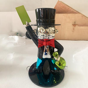 Escultura de Hombre Millonario con Bolsa de Dinero para Decoración de Bar en Casa, Estatua de Monopoly Generadora de Dinero, Escultura Pop Art de Oso de Peluche de Monopoly - Product Image 6