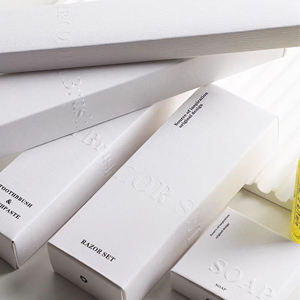 Scatola di cartone goffrato di lusso Custom scatole di carta per la cura della pelle per scatole di cosmetici con Logo - Product Image 1