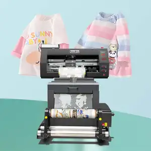 Cost effective A3 size dtf machine printer for t shirt logo word printing 30cm textile fabric inkjet printers