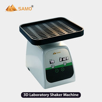 Agitateur de laboratoire 3D SAMO Mini, mouvement oscillant 3D à 10 degrés, 20-80 tr/min, moteur numérique sans balais, rotateur de laboratoire