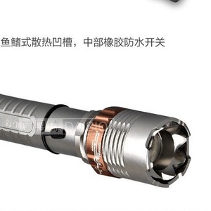 Lampe torche LED en alliage d'aluminium T6 avec mise au point rotative, rechargeable, avec sangle de poignet - Product Image 5