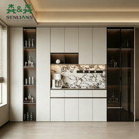 Ensemble de meubles de salle à manger en bois massif sur mesure avec un design moderne pour la salle à manger à domicile