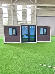 <span class=keywords><strong>Vendita</strong></span> di Fabbrica: Casa Container Prefabbricata Modulare 20FT, Design Personalizzato, Pieghevole ed Espandibile, Pannelli Sandwich, Design Moderno ed Economico - Product Image 1
