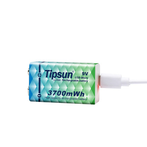 9volt al litio usb batterie ricaricabili per con micro porta usb di ricarica - Product Image 1