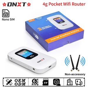 เราเตอร์พกพา DNXT 4g WiFi6 ความเร็ว 300Mbps Mifi Pocket Wifi WPS Mifi 4g พร้อมซิม Type-C อุปกรณ์พกพา 4g สำหรับการเดินทาง - Product Image 1