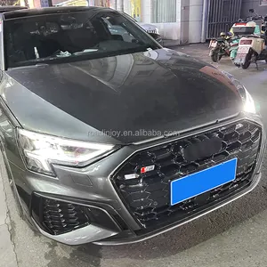 2021-2024 A3 S3 Upgrade To RS3 Grille ABS Material Sedan Accessory For Audi A3 8Y