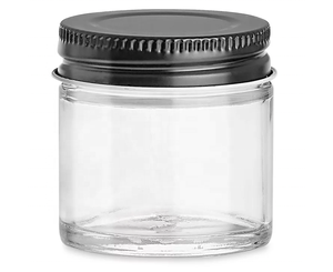 Pot en verre transparent pour concentrés, résine, sauce, cire, stockage hermétique, anti-fuite, pot de rangement - Product Image 1