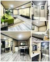 Casa Prefabricada Moderna de 20 pies/40 pies, Casas Removibles, Mini Casa, Casa Contenedor Expandible, Casa Prefabricada para Oficina