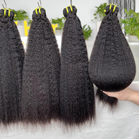 Fournisseur de Cheveux Indiens Bruts Non Transformés, Mèches Indiennes Brutes à Cuticules Alignées, Cheveux Humains Naturels Frisés Raides