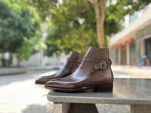 <span class=keywords><strong>Scarpe</strong></span> da uomo fatte a mano Welt Goodyear cucite - Product Image 5