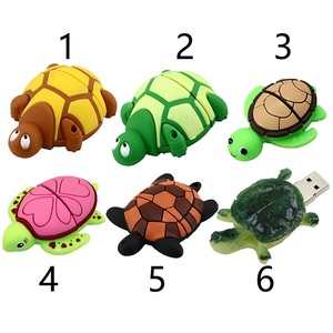 dibujos animados de animales Pendrive 32GB 64GB 16GB 8GB 4GB Pen Drive regalo Memorias tortuga usb Flash Drive memoria Stick - Product Image 1