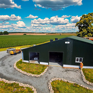 منزل دجاج بسعة كبيرة ، هياكل فولاذية للدواجن ، مباني زراعية جاهزة اقتصادية - Product Image 2