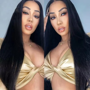 Wig Rambut Asli Brasil 2*6 Bob, Warna Alami, Lurus, dengan Penutup Renda Transparan, Wig Pendek untuk Wanita - Product Image 5